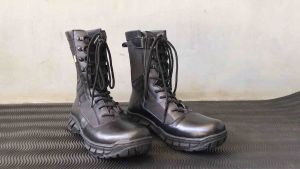 Sepatu pdl reflika pembagian jatah polri kulit merk sparta
