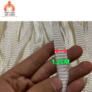 10m Dây dù dẹt trắng100% polyester dùng căng bạt mắc tăng võng đảm bảo bền bỉkhông co giãn