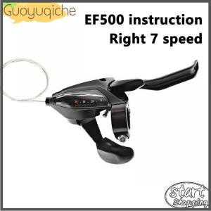 【Guoyuqiche】 Xe đạp leo núi Derailleur liên kết ngón tay Shifter 21 Tích hợp 24 Tốc độ 27 hợp kim nhôm