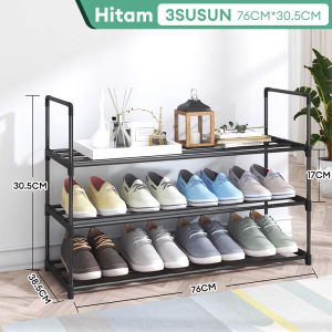 Save Mall Rak Penyimpanan Besi/Rak Sepatu/Rak Penyimpanan Multifungsi/Rak Sepatu Tarik/Rak Sepatu Multi Susun