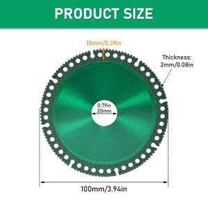 JIANTAI 1Pcs Multifunctional Composite Diamond Saw Blade Super Hard Circular Cutting Disc Set For Metal Tile Rock Marble Pipe Wall