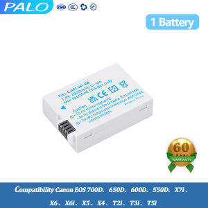 PALO Baterai LP-E8 Battery LPE8 charger for Canon 550D 600D 650D 700D X4 X5 X6i X7i T2i T3i T5i
