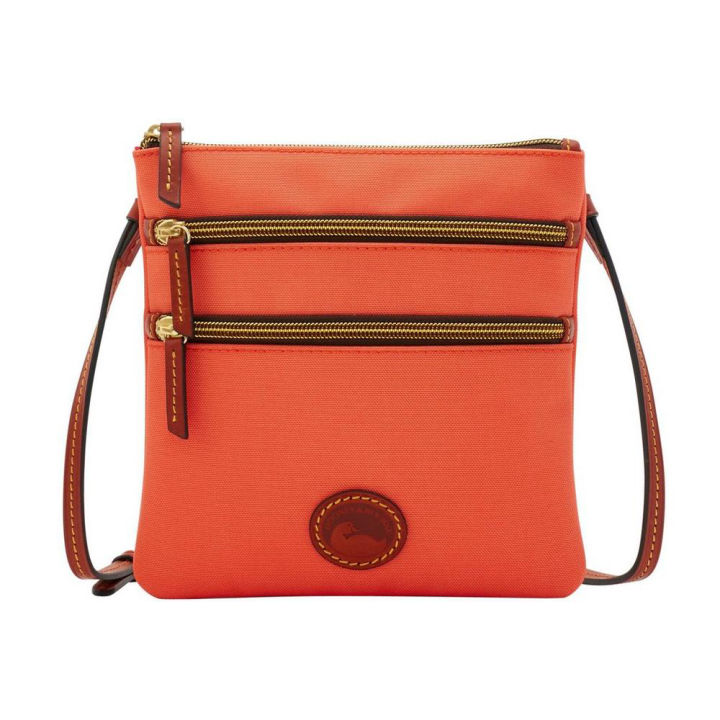 Shops dooney and bourke nylon north south triple zip