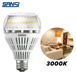 Sansi 27W LED Light Bulb E27 4000 Lumens For Living Room Kitchen Bathroom Garage Warehouse Basement | Mentol Lampu 3000K/5000K