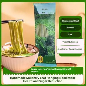 Healthy Mulberry Leaf Noodles Low Sugar And Lipid-lowering Handmade Mulberry Leaf Noodles