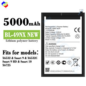 Dimi for Infinix Voice Transmission BL-49NX (New Buckle) Mobile Phone Battery Smart 9/Smart 9 HD/10x