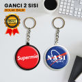 GANTUNGAN KUNCI PLESETAN BRAND SUPERMIE NASI PADANG LUCU UNIK LOGO MERK KEYCHAIN CUSTOM. 