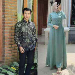 [ GRATIS ONGKIR + BISA COD ] Model Gamis Terbaru 2022 / Gamis Brokat Terbaru 2022 / Gamis Wanita Terbaru 2022 / Gamis Kekinian 2022 / Baju Muslim Wanita Brokat / Baju brokat Modern / Trend Gamis 2021 / Gamis THALITA COUPLE