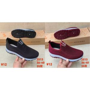 Various New Styles Of Cloth Walking Shoes With Rubber Soles Slip-On Lace-Up Sports Shoes For Women