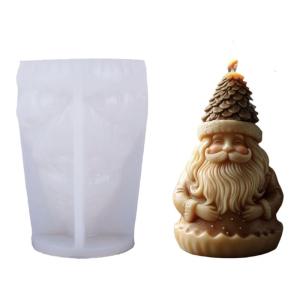 Christmas Theme Silicone Mold Santa Clause Silicone Mould Heat Resistant For Soap Christmas Decoration