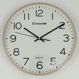 100% ORIGINAL Crocodile Melody Quiet Sweep Analogue Wall Clock (Jam Dinding Berbunyi) CWM8269