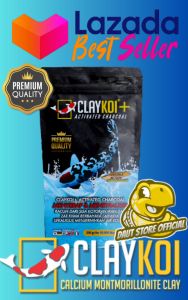CLAY KOI PLUS 800 Gram (HITAM) Activated Charcoal