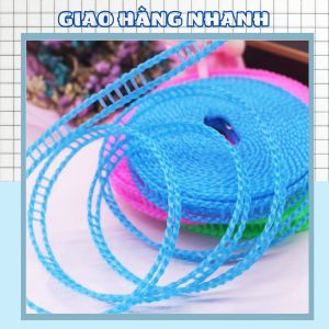 Dây phơi quần áo - Dây phơi đồ thông minh dài 5m không cần cặp