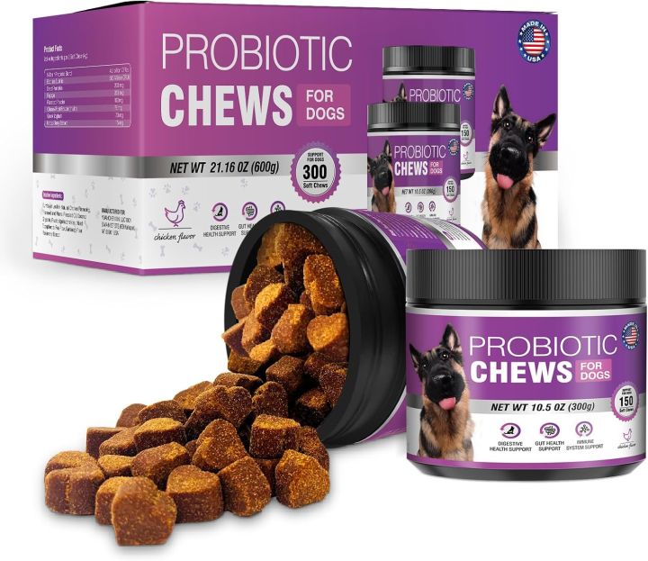 Image showcasing Probiotics for Dogs Promotes Digestion and Gut Health Boosts Immunity ...