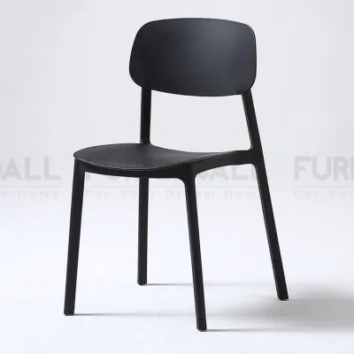 FURNIMALL Nordic Candy Chair Plastic Chair Cafe Chair Dining chair study chair kerusi cafe PP material pvc chair