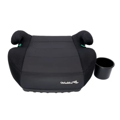 MalibuAir Nova Ghế Đệm Nâng Booster Ô Tô Cho Bé - ISOFIX 6-12 Tuổi (125-150cm) - Màu Đen - BH 36 Tháng