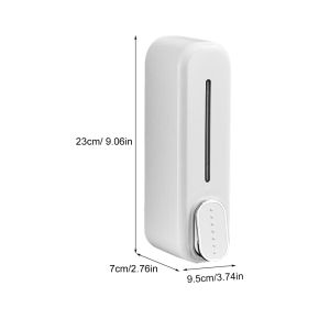 Sincecu Wall-Mounted Soap Dispenser – 350ML Manual Press Bottle | For Liquid Soap & Shampoo | Elegant Bathroom Organizer