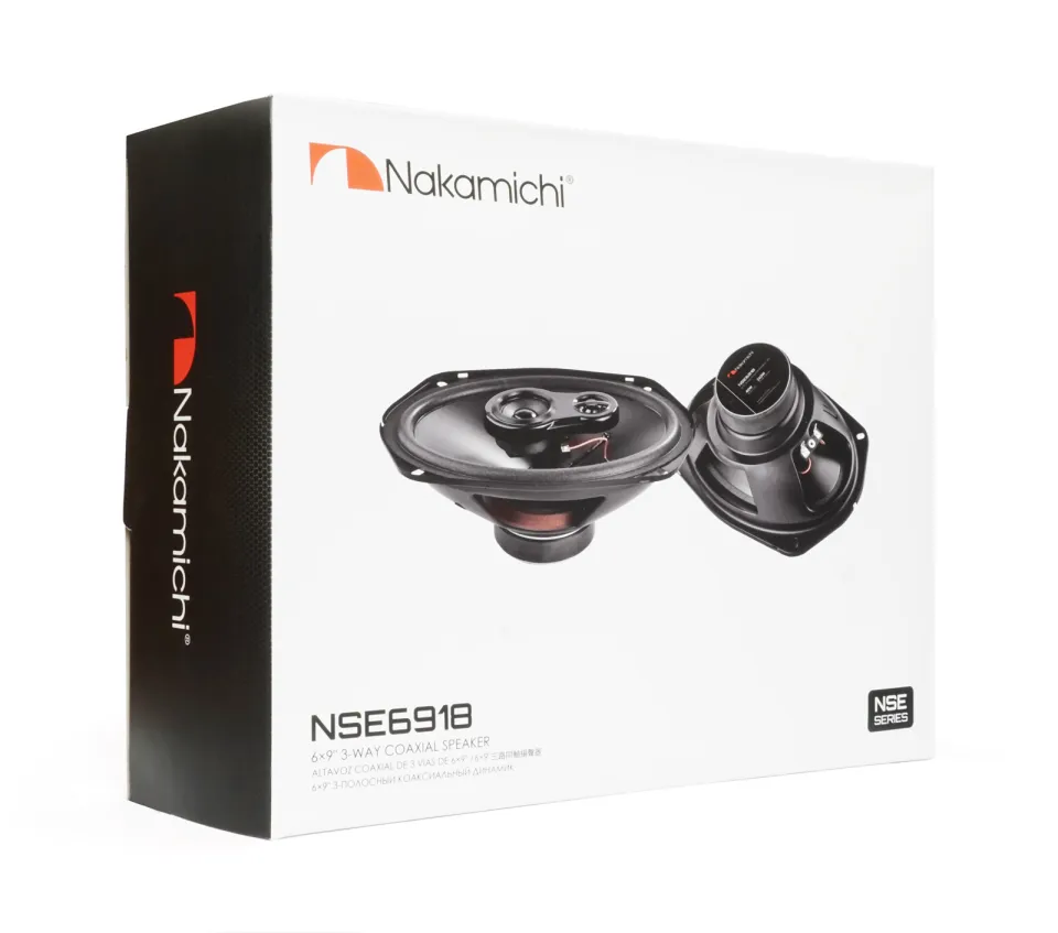 Nakamichi NSE6918 6x9'' 3-way 4 Ohm Coaxial Speaker (Peak Power