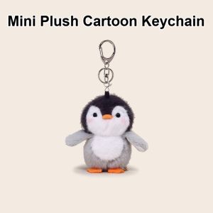 Small And Exquisite Schoolbag Charm Mini Animal Cartoon Keychain Plush Pendant Schoolbag Decorations