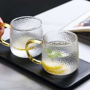Locaupin 1800mL Glass Bottle Glass Pitcher iced Tea Pitcher Water Jug Hot Cold Water Juice Beverage Carafe