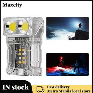 COB+SMD LED Portable Torch Lamp USB Rechargeable Hat Clip Light 1200mAh Powerful Flashlight for Camping Fishing Walking