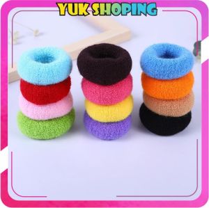 ✧YUKSHOPING✧ Ikat Rambut DONAT BESAR / Kunciran Rambut Karet / Ikat Rambut Cepol / Ikat Rambut Besar A120