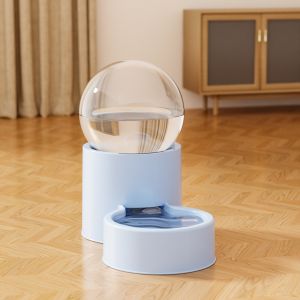 IPIE2 Large Capacity Automatic Pet Feeder Neck Protection Plastic Dog Water Dispenser Pet Accessories Leakproof Cat Feeder Bowl For Cats Dogs