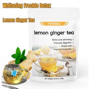 Lemongrass-Lemon-Ginger Tea Detox Refreshing/ginger/detox/lemon-ginger/lemongrass Beauty/anti-aging/no-additives Spring/summer/autumn Pure-herbs