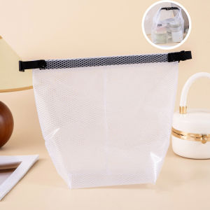 Large Capacity Mesh Shopping Bag Large Capacity Grocery Bag Foldable Handbag