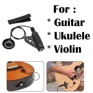 Guitar Piezo Pickups Contact Microphone Piezo Pickup Transducer for Guitar Ukulele Erhu Banjo String Musical Instrument