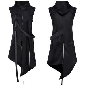 Mantianyu Halloween European and American Medieval Renaissance Punk Retro Gothic Long Sleeveless Vest Dress
