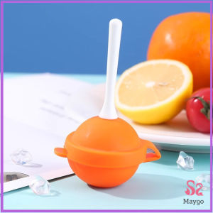 แม่พิมพ์ซิลิโคน พร้อมฝาปิด ใช้ซ้ําได้ ทรงกลม สําหรับทําน้ําแข็ง อมยิ้ม DIY แม่พิมพ์ไอศกรีม Ice cream mold