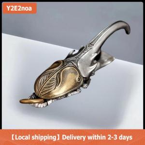 【Local shipping】 Vintage Beetle Keychain Metal Bottle Opener With Intricate Wing Design Durable Keyring For Men Metallic Finish Unique Gift