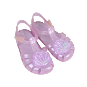 2022 Melissas¯Mini shoes Official Store girls sandals Scallop shell decoration Roman princess baby childrens shoes