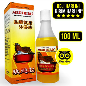 Kicau Mart Shampo Sampo Obat Burung Medi Bird 100 Ml Pembasmi Kutu Jamur Atasi Kutuan Bulu Kusam Untuk Lovebird Kenari Murai Kacer Anis Cucak Pleci Perkutut Dll SMPBMB