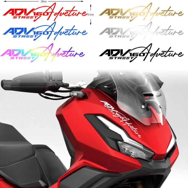 HONDA ADV 160 Street Adventure Stickers Honda Wing Reflective Sticker ...