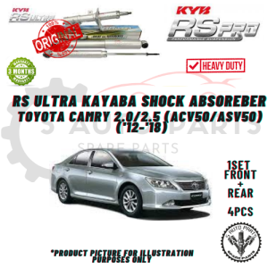 TOYOTA CAMRY (ACV50/ASV50) (FRONT OR REAR) KAYABA RS-ULTRA HEAVY DUTY & HIGH-PERFORMANCE SHOCK ABSORBER
