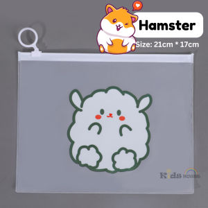 Cute Travel Storage Pouch Zipper Bag Waterproof Transparent Pencil Case Stationary Organizer Cosmetic Storage Bag