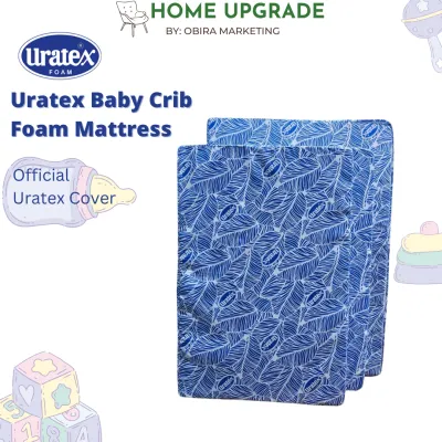 Original Uratex Foam Mattress Baby1st Graco Baby Crib Infant Playpen with Free Uratex Cotton Cover