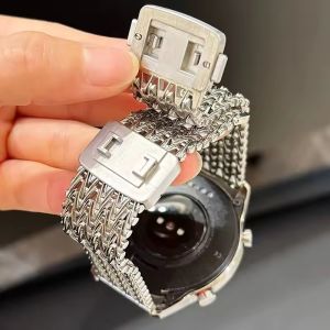 สายรัดแม่เหล็กสำหรับ Coros Pace 4 สมาร์ทวอทช์ สายนาฬิกาสแตนเลส Metal Band Bracelet Wristband