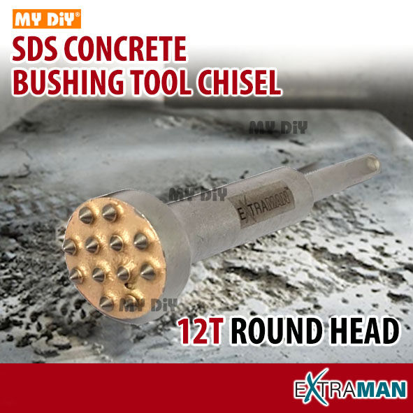 DIYHARDWARESTATION EXTRAMAN SDS CONCRETE BUSHING HAMMER CHISEL DRILL