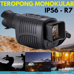 BERGARANSI WILDMAN Teropong Monokular Digital Jarak Jauh Teleskop Siang Malam Vision Infrared IP56