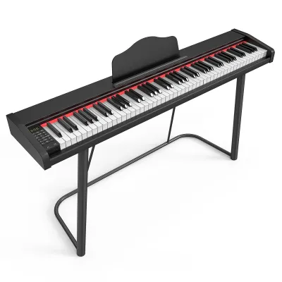 เปียโนไฟฟ้า 88 คีย์ ไม้แท้! แป้นหนักเหมือนเปียโนจริง + Bluetooth/MIDI ฝึกง่ายผ่านแอป ส่งฟรี