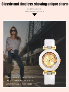 Stylish Silicone Watch with Diamonds  Diamond-set Watch  Stylish Womens Quartz Watch  Diamond-set Silicone Watch  Student Watch
