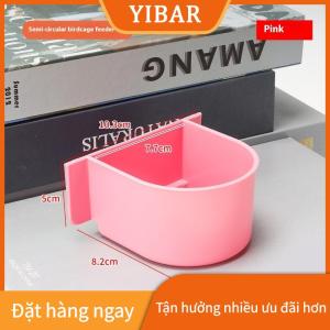 YIBAR Công suất lớn chim trung chuyển Hộp chống giật gân chim thực phẩm quả bền Vẹt ăn hộp cho chim vừa nhỏ