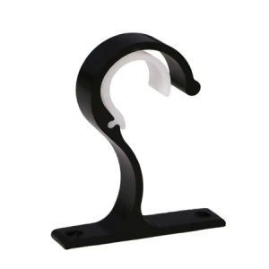 Aluminum Alloy Curtain Rod Holder for Ceiling Mounting Heavy-Duty Bracket 1PCS