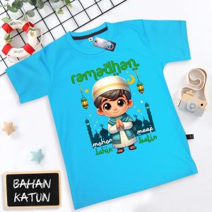 baju anak lebaran couple adik kakak bahan katun usia 1-9 thn
