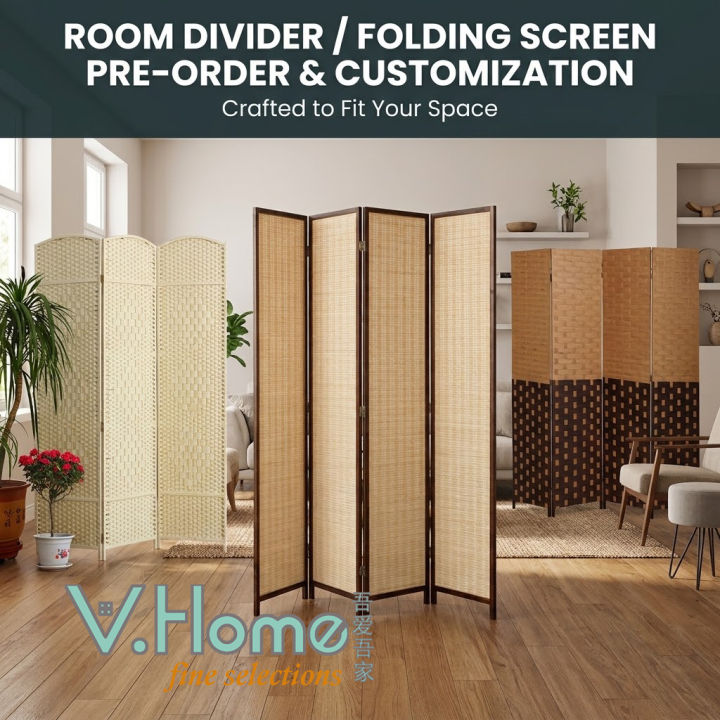 [V.Home]🔥Customization Available!🔥Room divider / Folding Screen ...