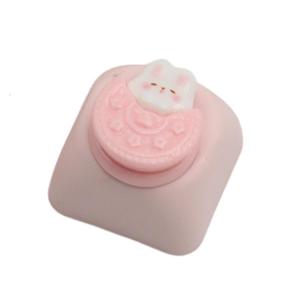 Lovely Cartoon Resin Keycaps 3D Art Mechanical Keyboards Accessories Decorative Color Scheme