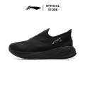 Li-Ning Men's SOFT GO 2 Knit Slip-on Casual Walking Shoes Cushion Comfort Stable Mesh Jogging Daily Sports Sneaker AGLV017. 